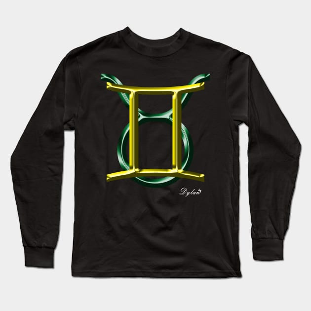 Gemini Taurus Cusp Long Sleeve T-Shirt by DylanArtNPhoto